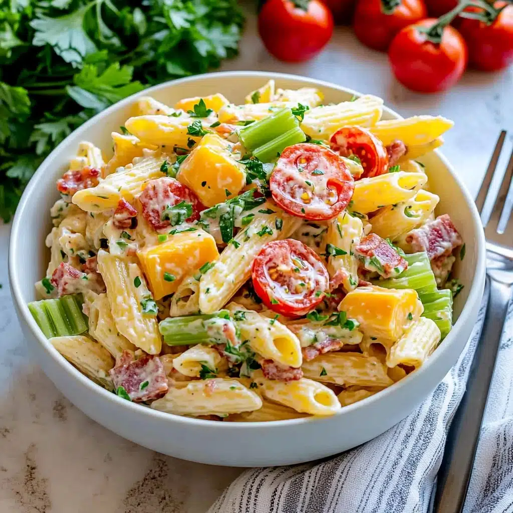 Chicken Club Pasta Salad Recipe - Recipe Image