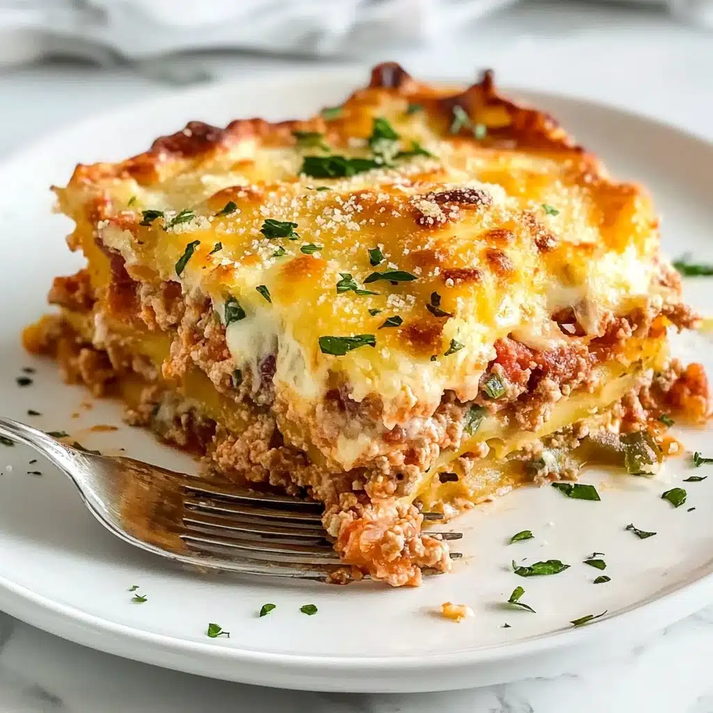 Buffalo Chicken Lasagna Recipe - Recipe Image