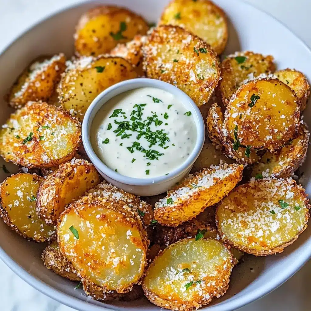 Crispy Parmesan Smashed Potatoes Recipe - Recipe Image