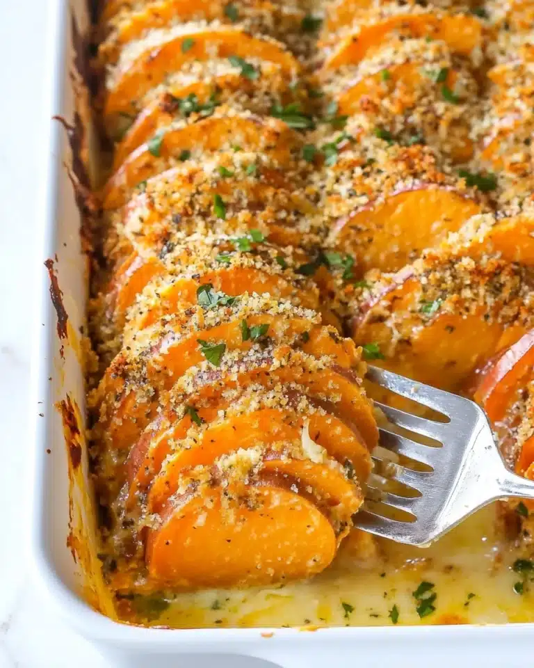 Sweet Potatoes Au Gratin Recipe