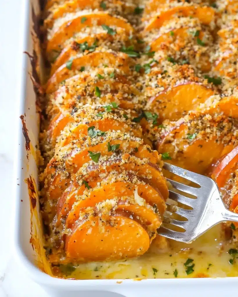 Sweet Potatoes Au Gratin Recipe