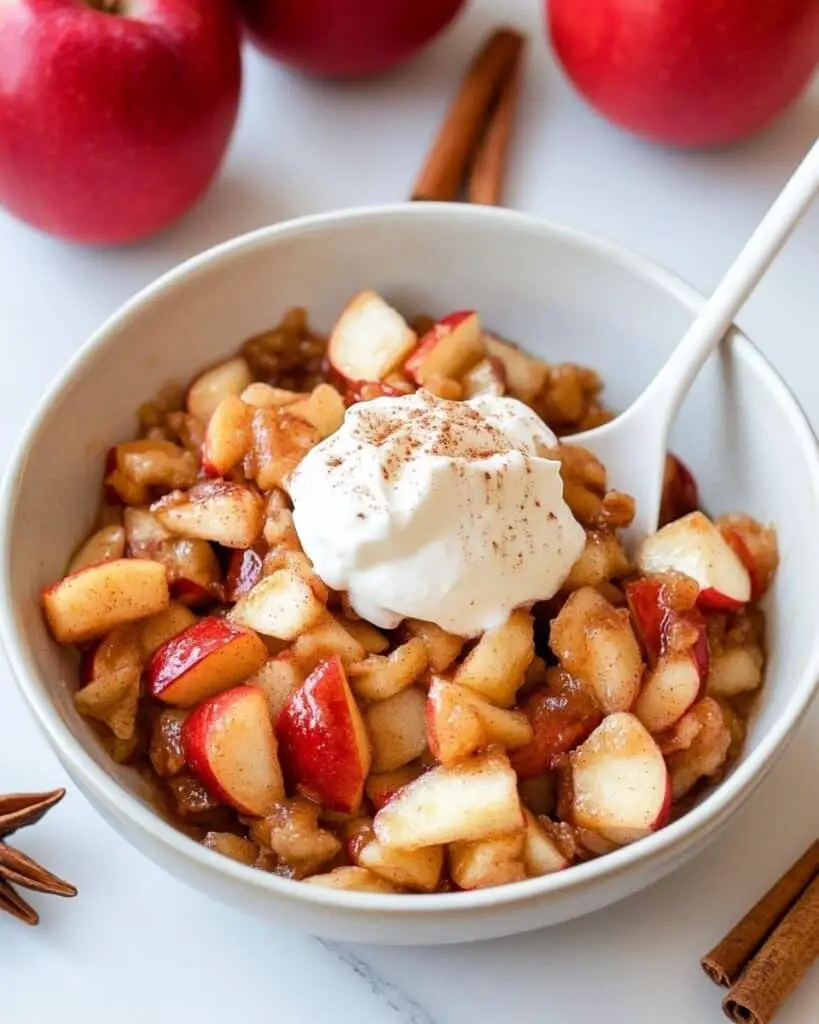 Air Fryer Cinnamon-Glazed Apples Recipe