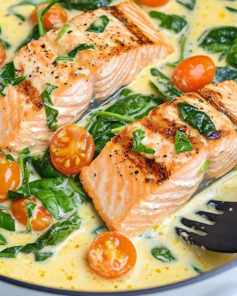 Tuscan Butter Salmon Recipe - Recipe Image
