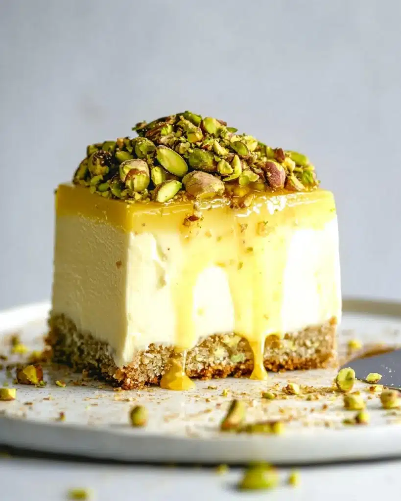 No-Bake Vegan Pistachio Cheesecake Recipe