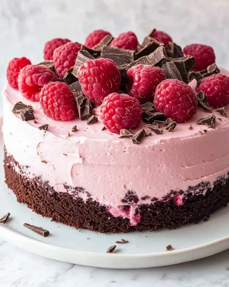 Chocolate Raspberry Mousse Cake Recipe