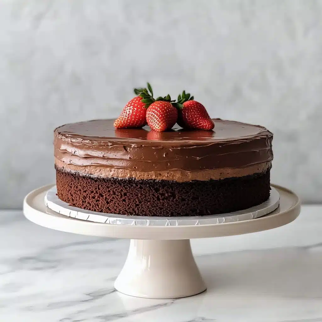 Triple Chocolate Mousse Cake Recipe - Recipe Image