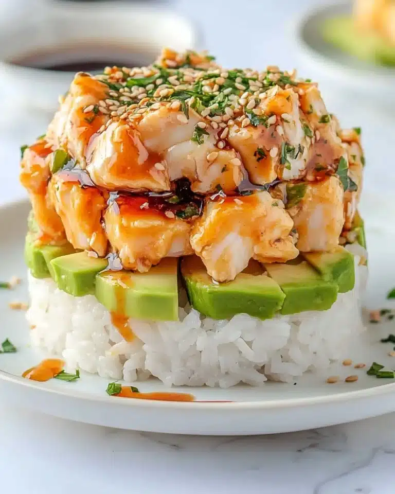 Shrimp Sushi Stack Recipe
