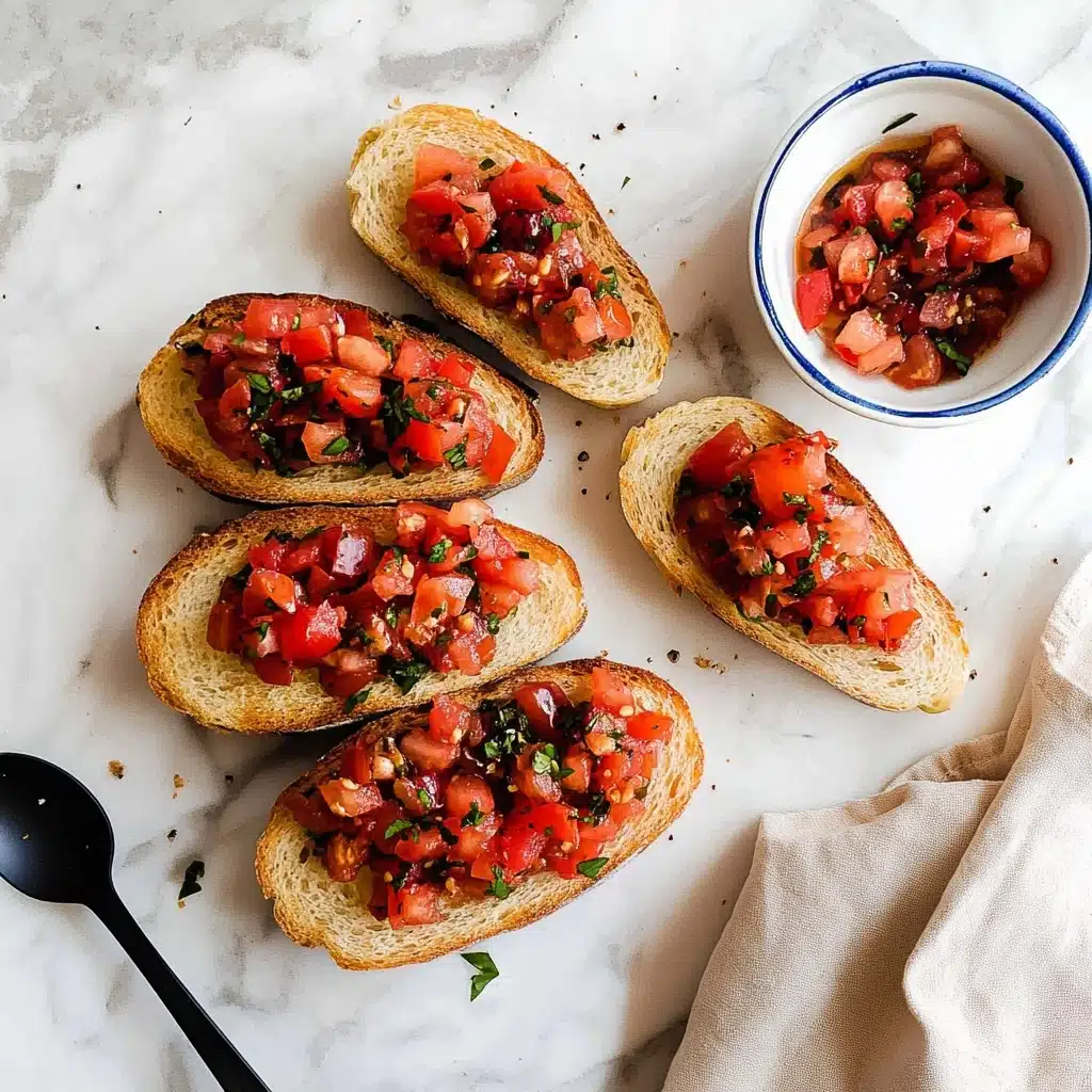 Tomato Basil Bruschetta Recipe - Recipe Image