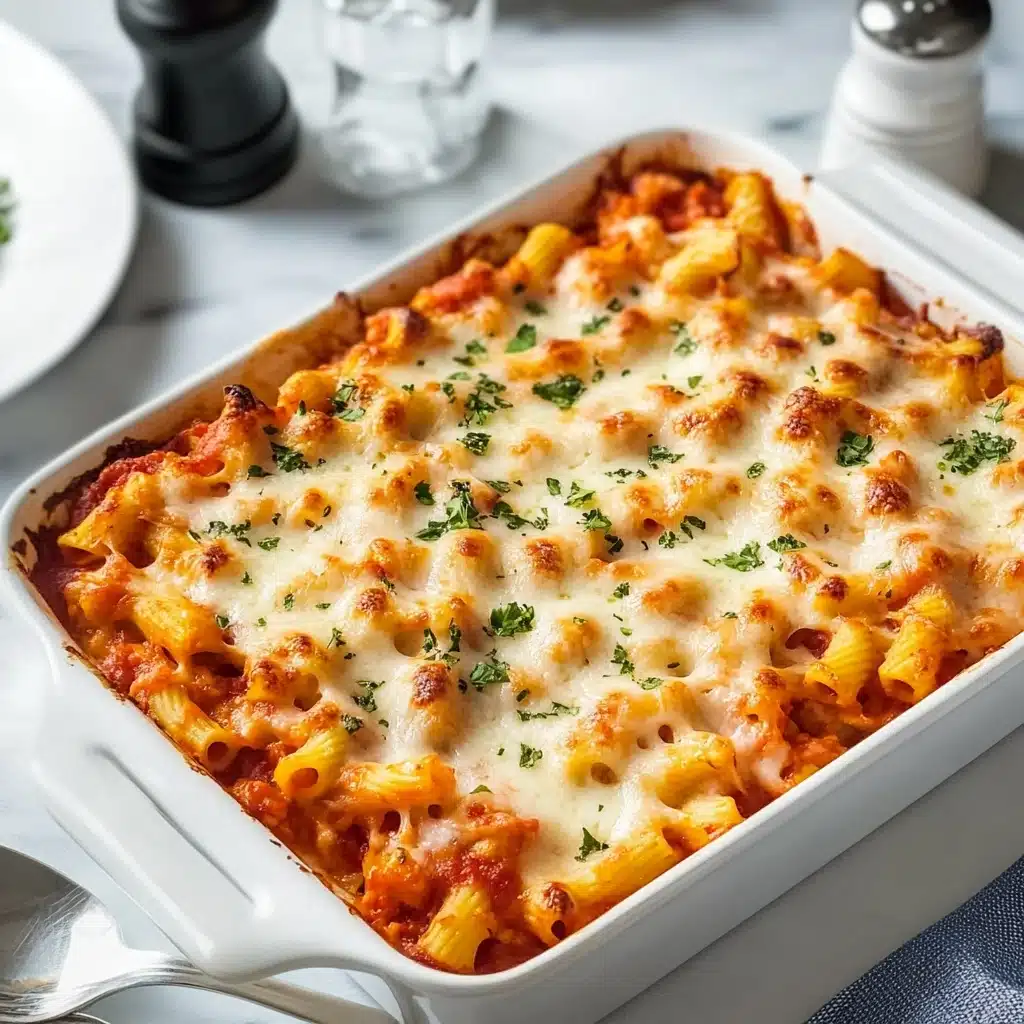 Cheesy Baked Ziti Recipe - Recipe Image