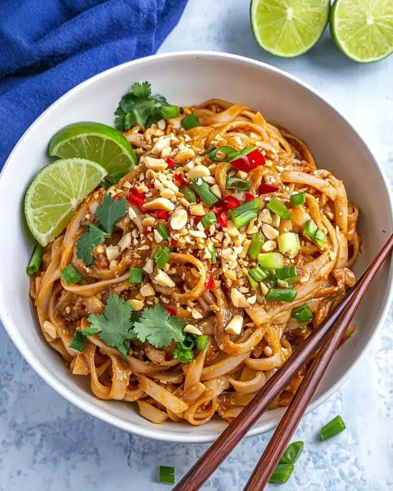 Thai Peanut Noodles Recipe