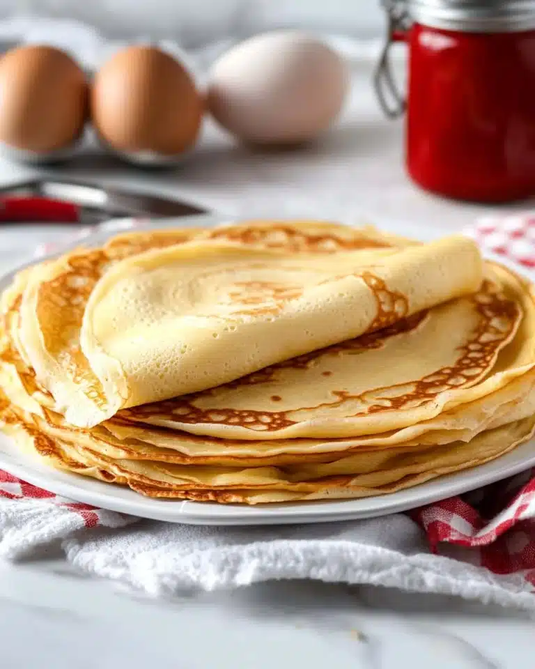 French Crêpes Recipe