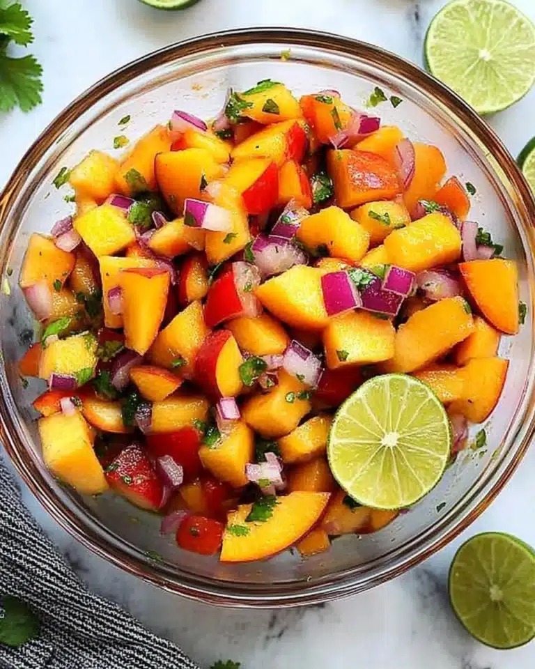 Fresh Peach Salsa Recipe