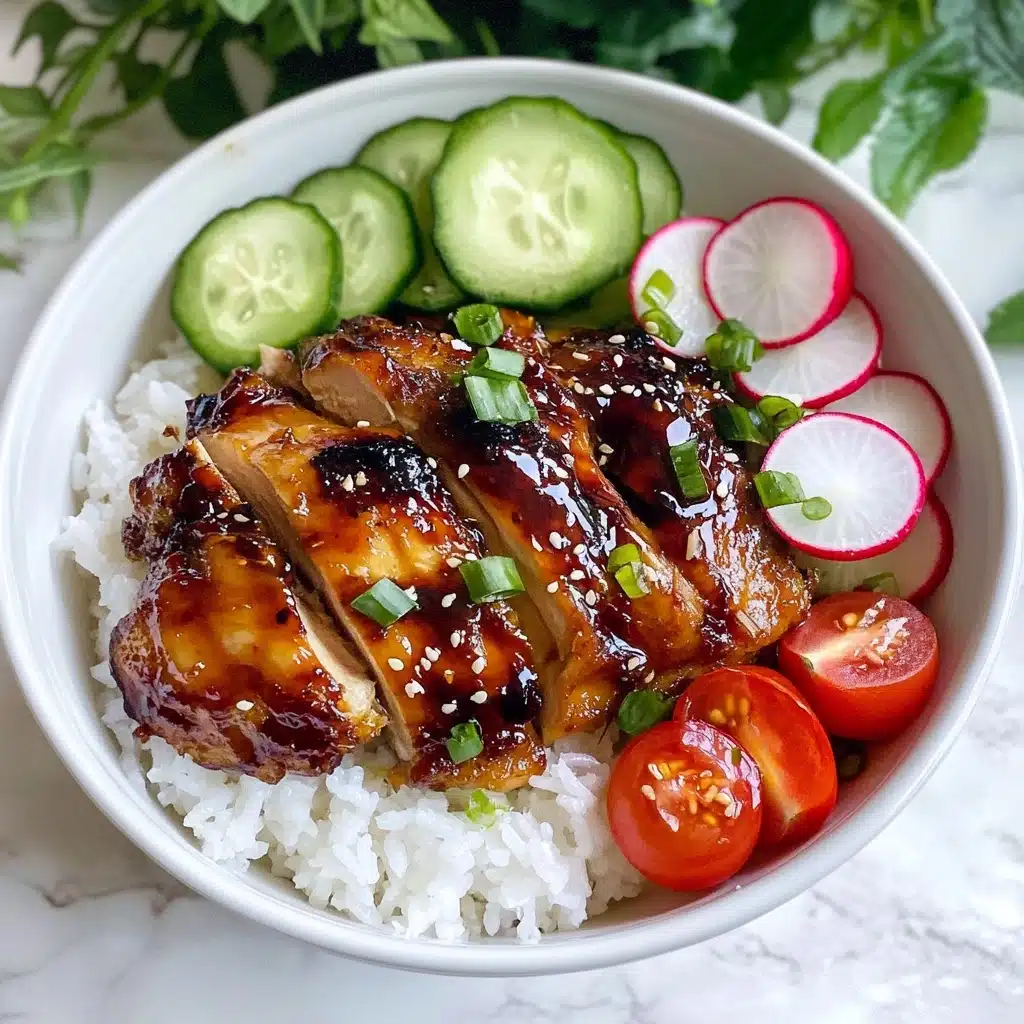 Sticky Sweet Chili Chicken Thighs in Air Fryer Recipe - Recipe Image