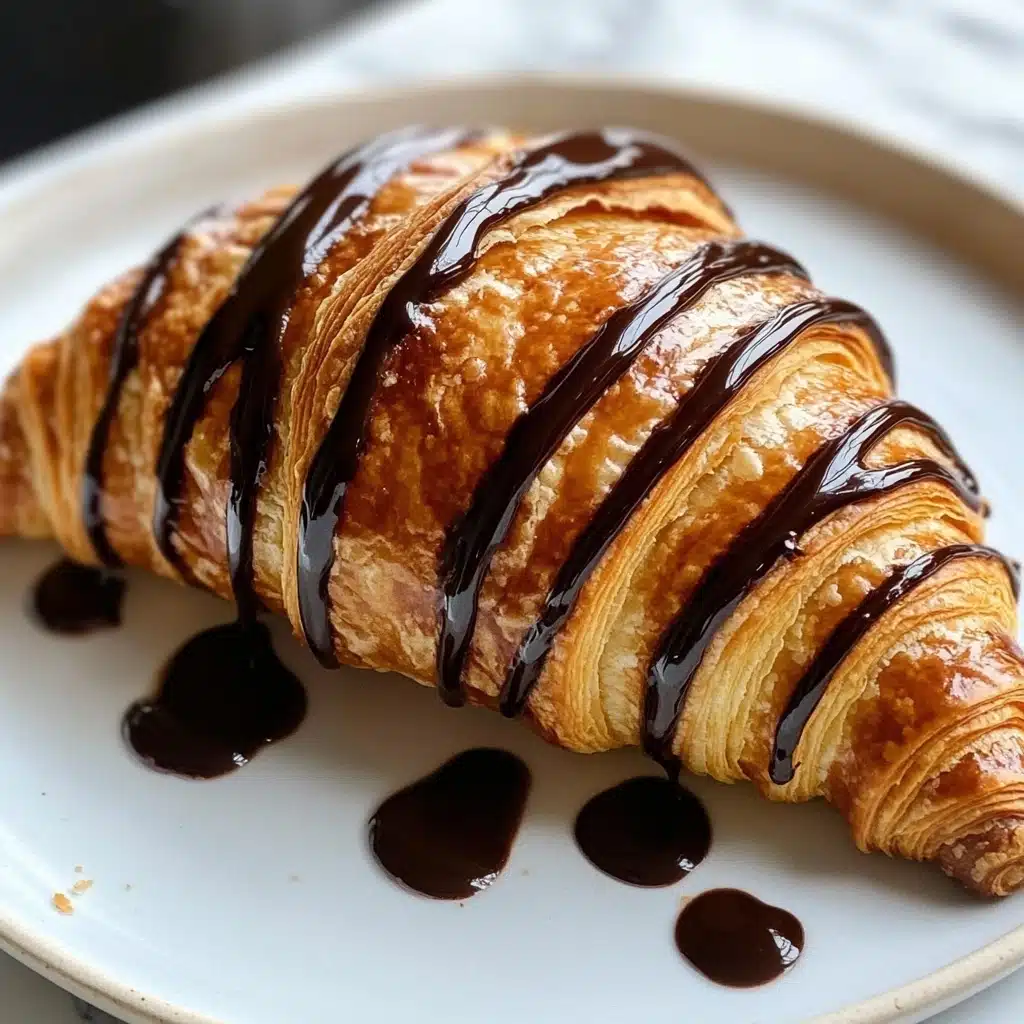 Homemade Chocolate Croissants Recipe - Recipe Image