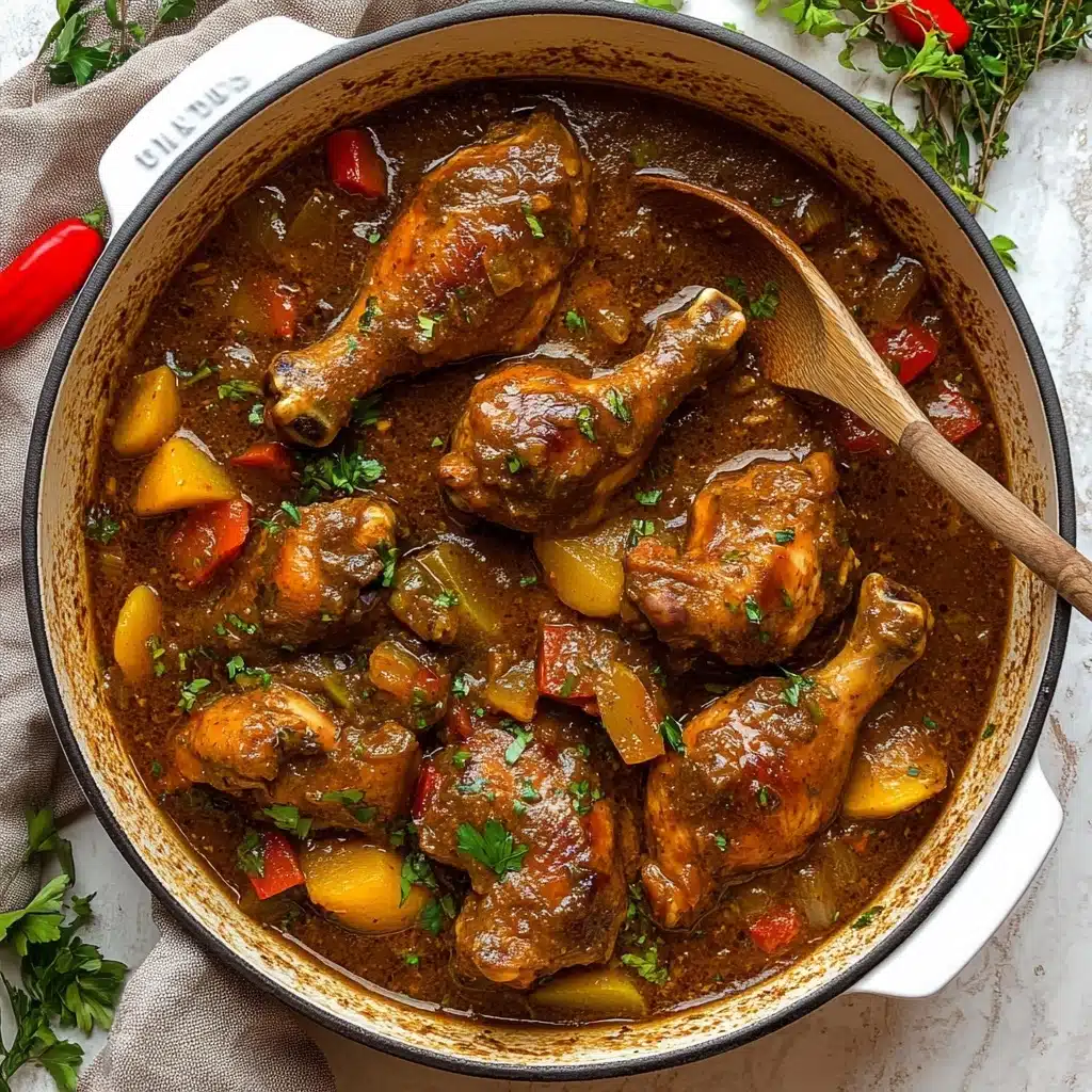 Authentic Jamaican Curry Chicken Recipe - Recipe Image