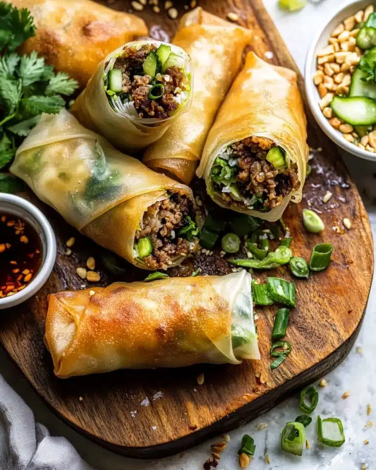 20 Minute Thai Basil Beef Rolls Recipe