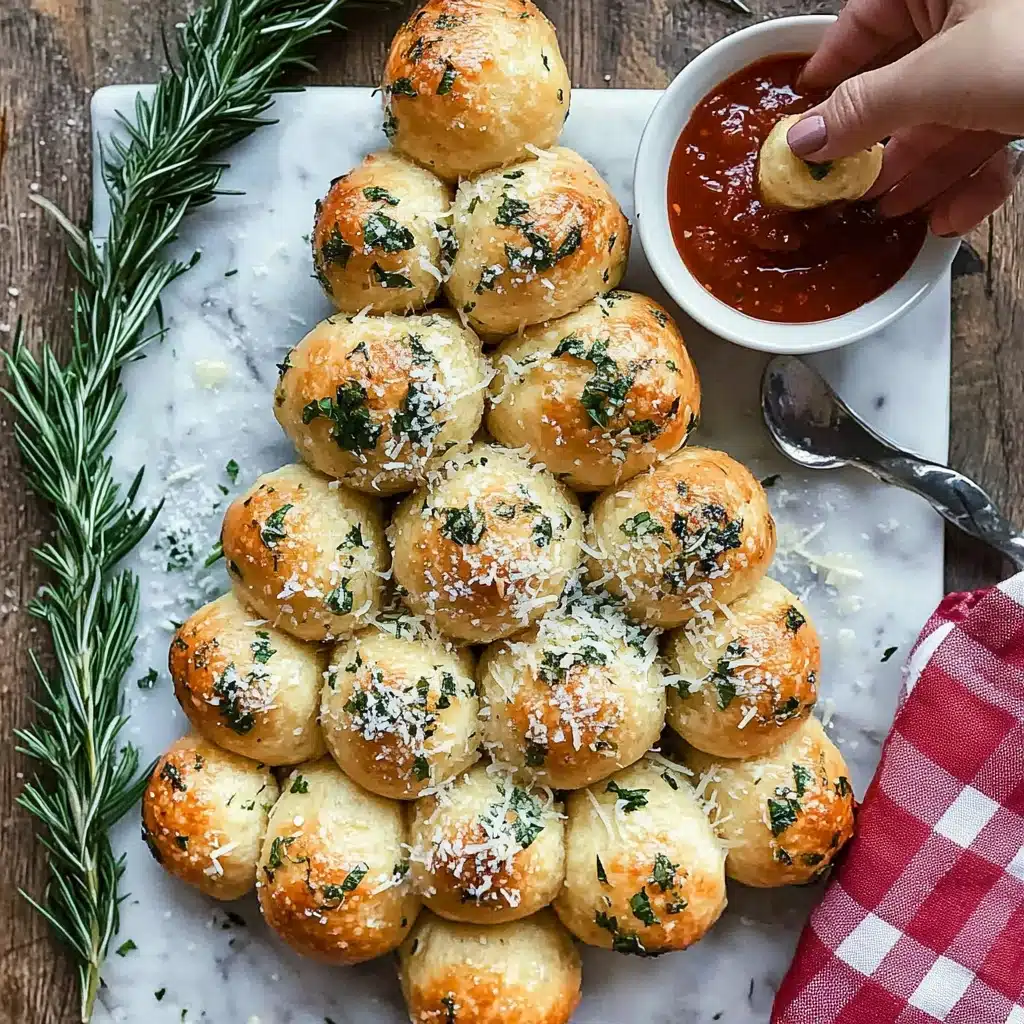 Cheesy Christmas Tree Bread Recipe - Recipe Image