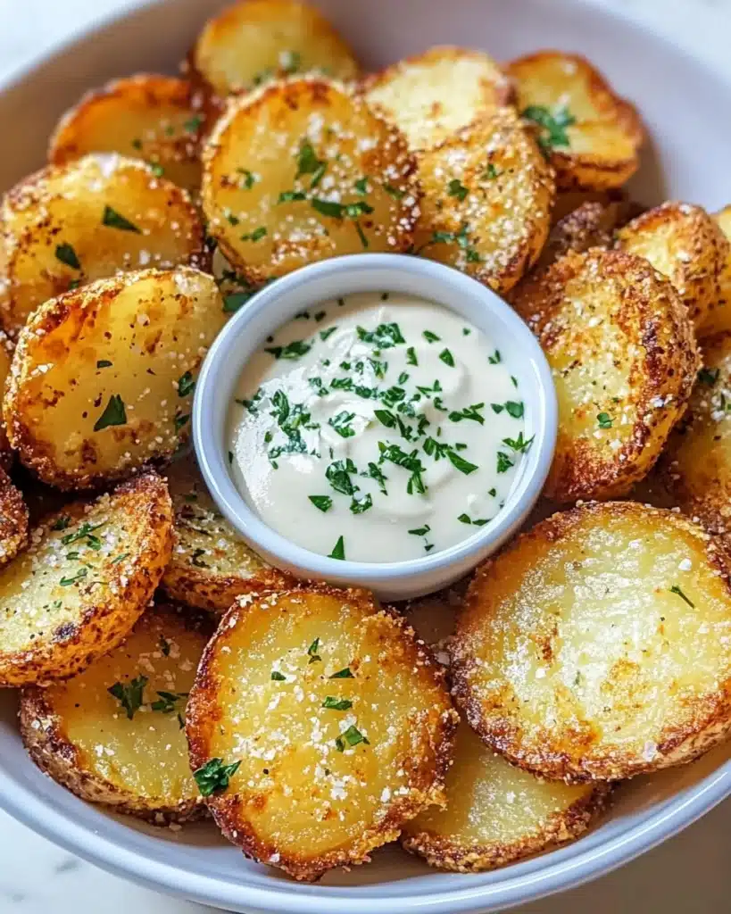 Crispy Parmesan Smashed Potatoes Recipe