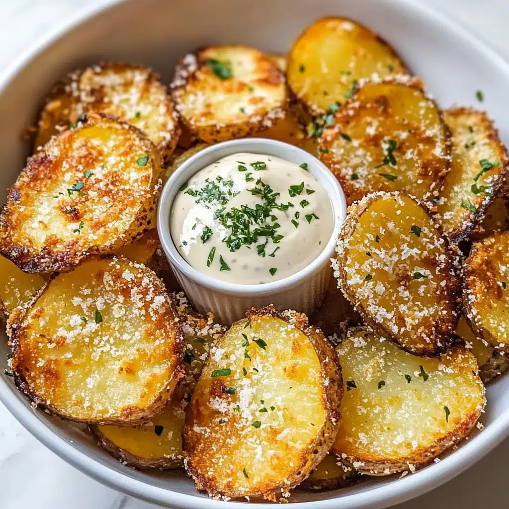 Crispy Parmesan Smashed Potatoes Recipe - Recipe Image