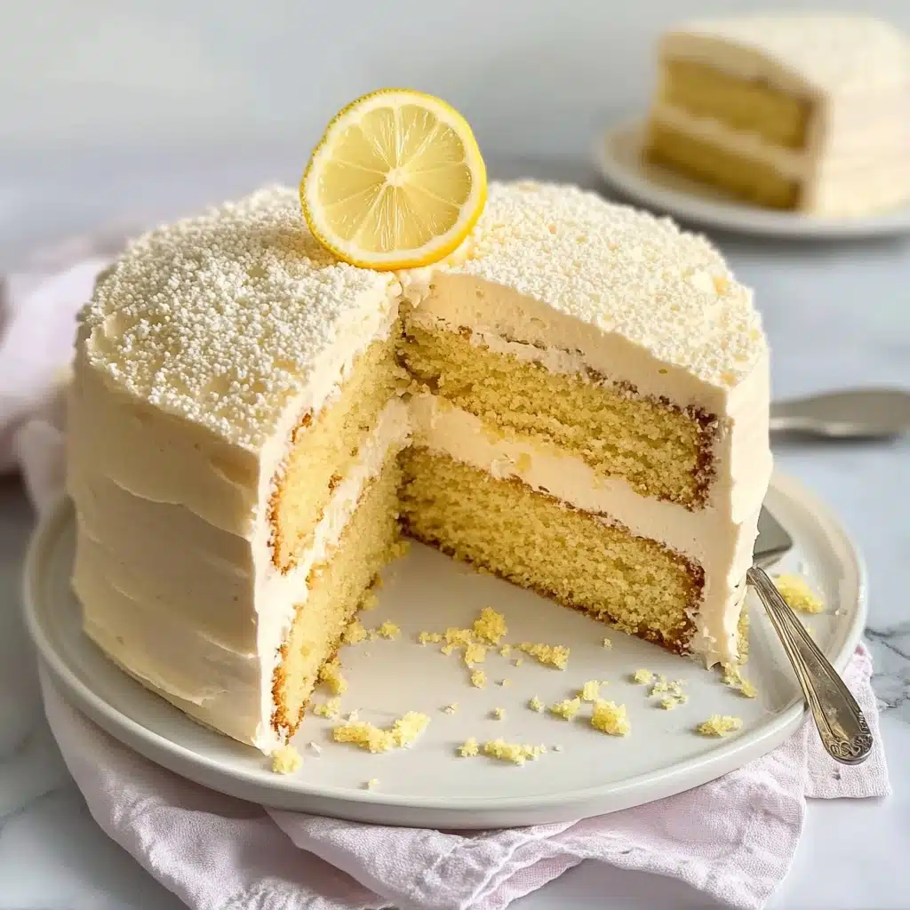 Limoncello Cake With Mascarpone Frosting Recipe - Recipe Image