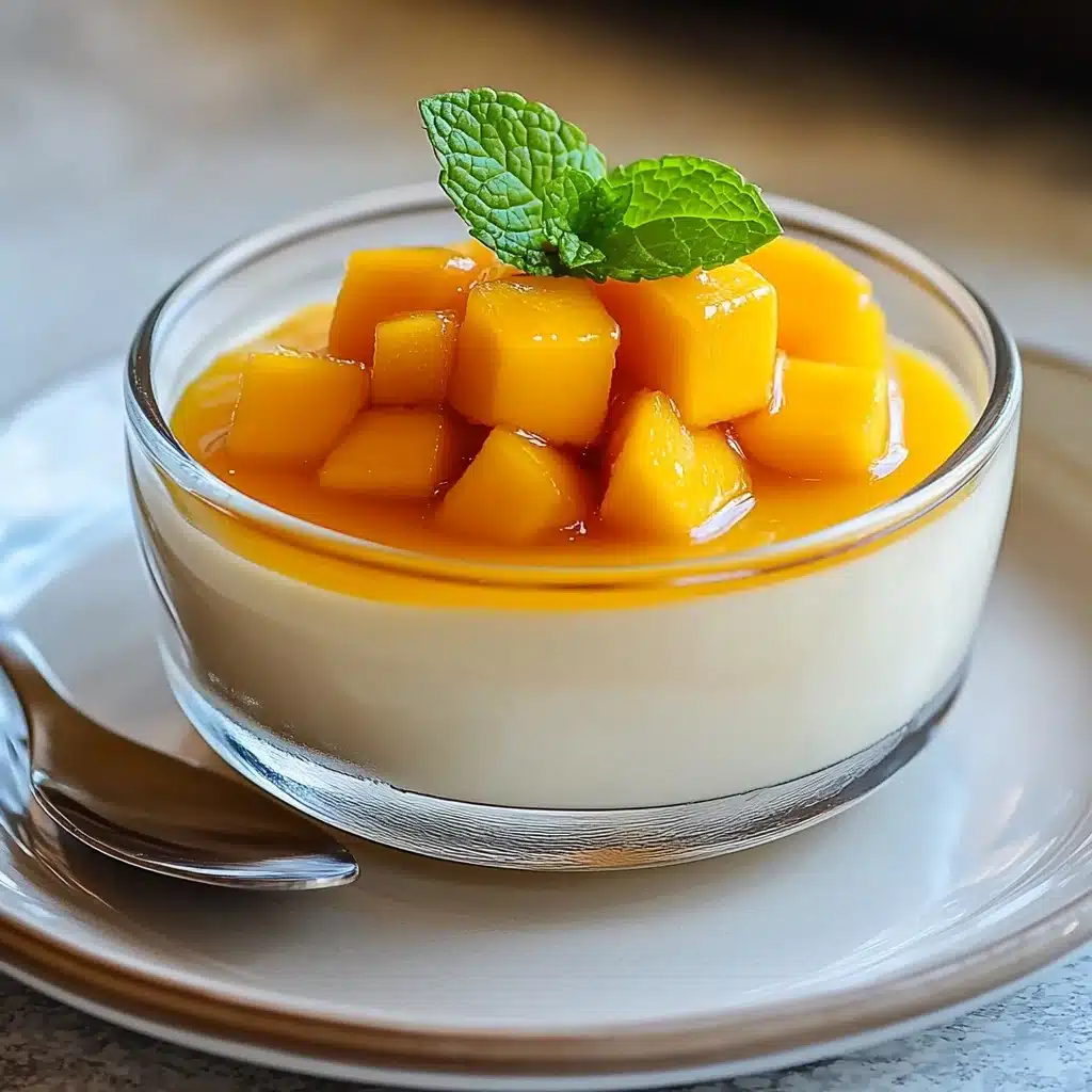 Mango Panna Cotta Recipe - Recipe Image