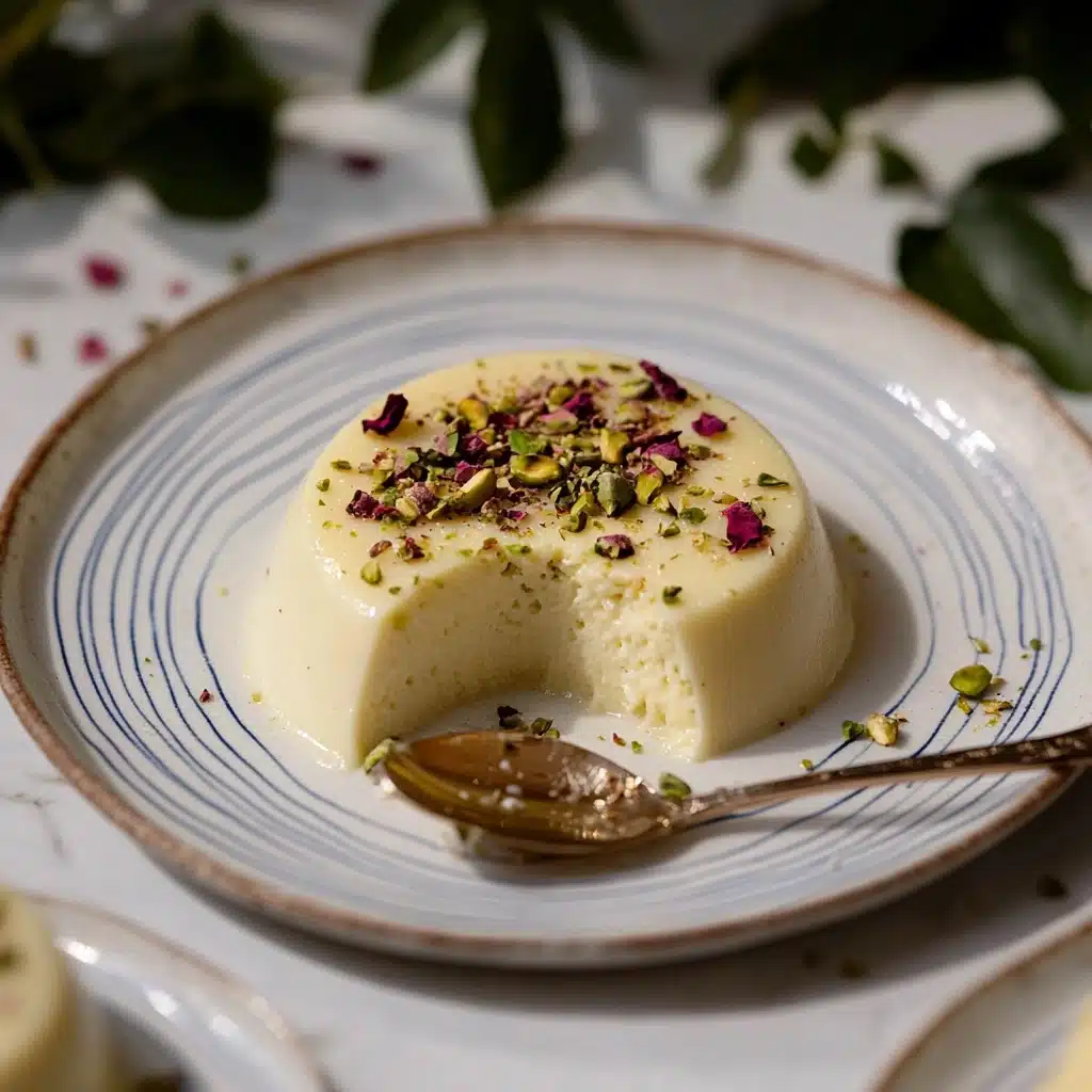Pistachio Panna Cotta Recipe - Recipe Image