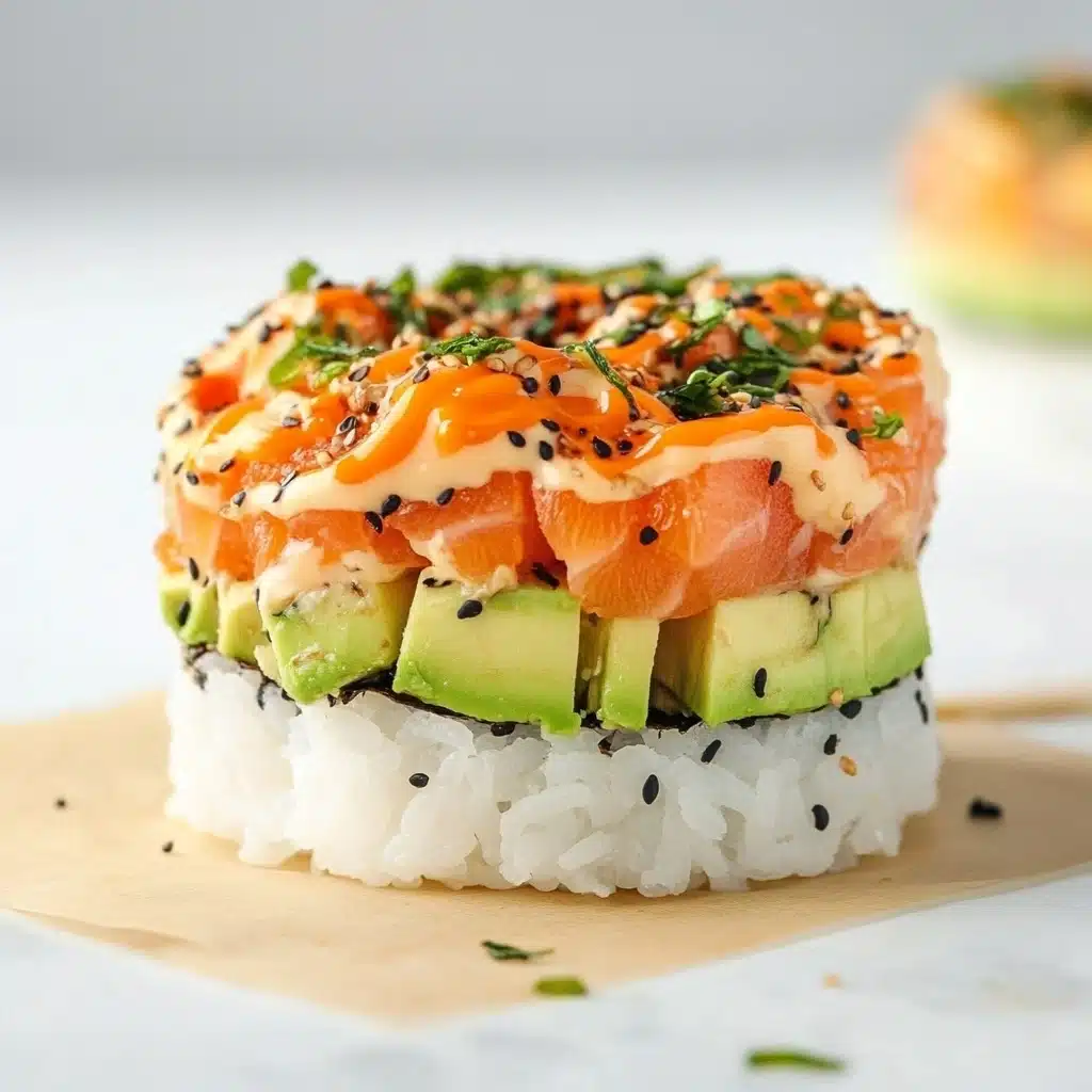 Shrimp Sushi Stack Recipe - Recipe Image