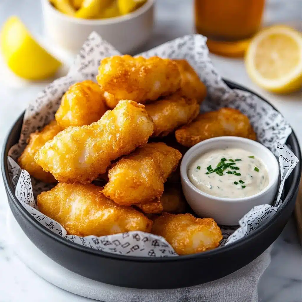 Crispy Beer Battered Halibut Recipe - Recipe Image