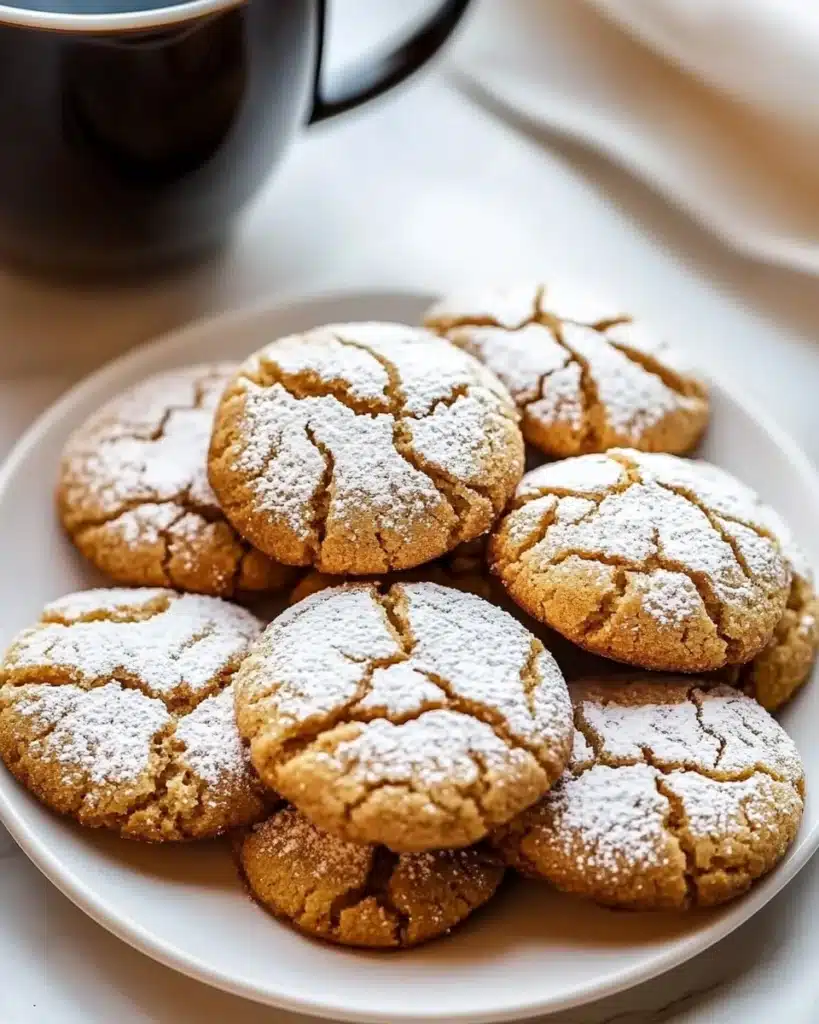 Cinnamon Coffee Crinkles Recipe