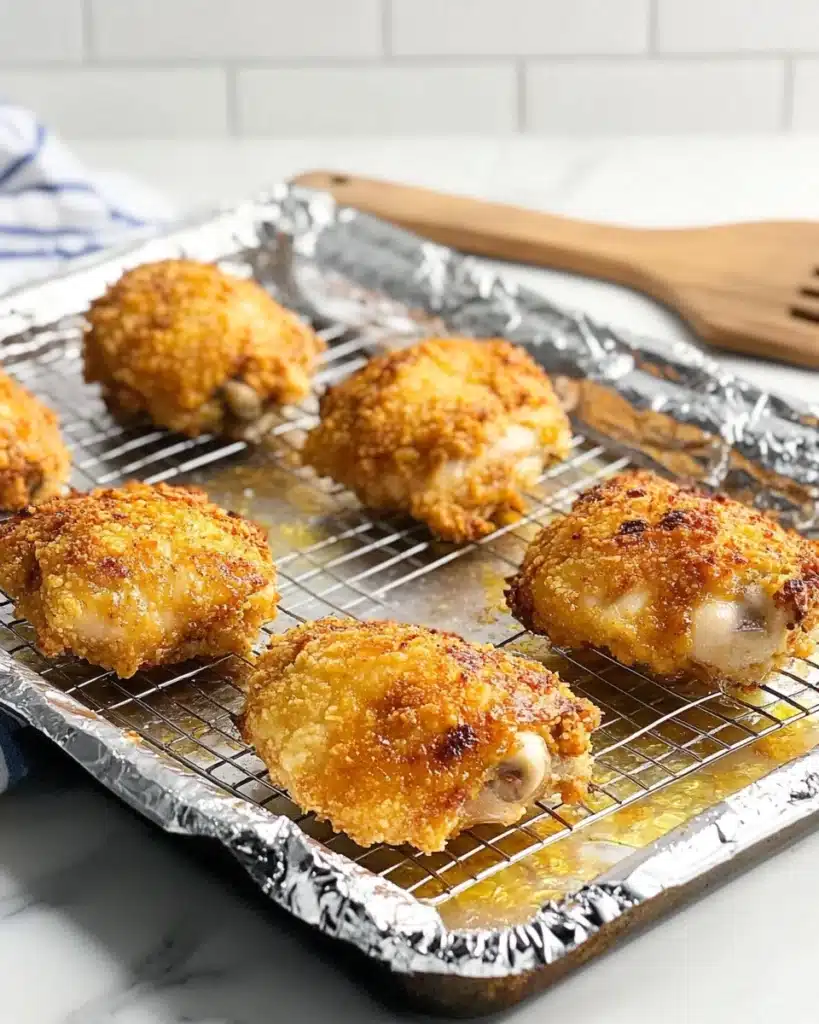 Crispy Baked Chicken Thighs Recipe