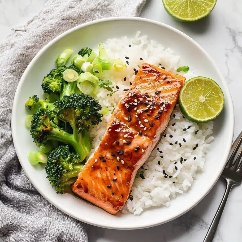 Baked Honey Teriyaki Salmon Recipe - Recipe Image