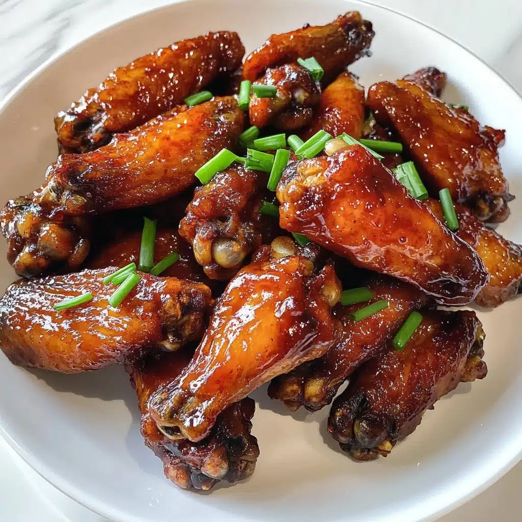 Pressure Cooker Honey Garlic Chicken Wings Recipe - Recipe Image