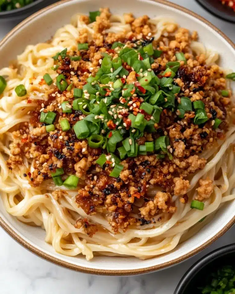 Chili Crisp Ground Chicken Noodle Bowls Recipe