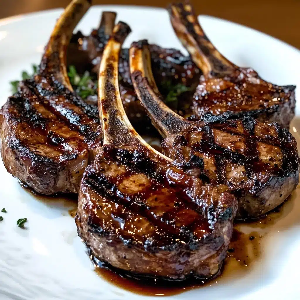 Honey Garlic Glazed Lamb Chops Recipe - Recipe Image