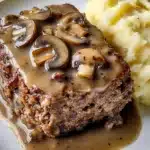 Meatloaf with Mushroom Gravy Recipe