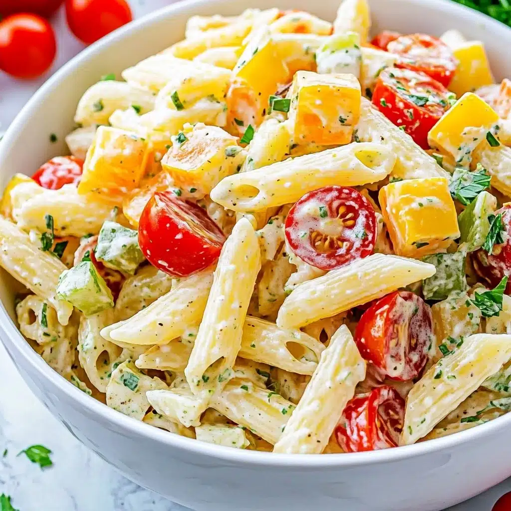 Chicken Club Pasta Salad Recipe - Recipe Image