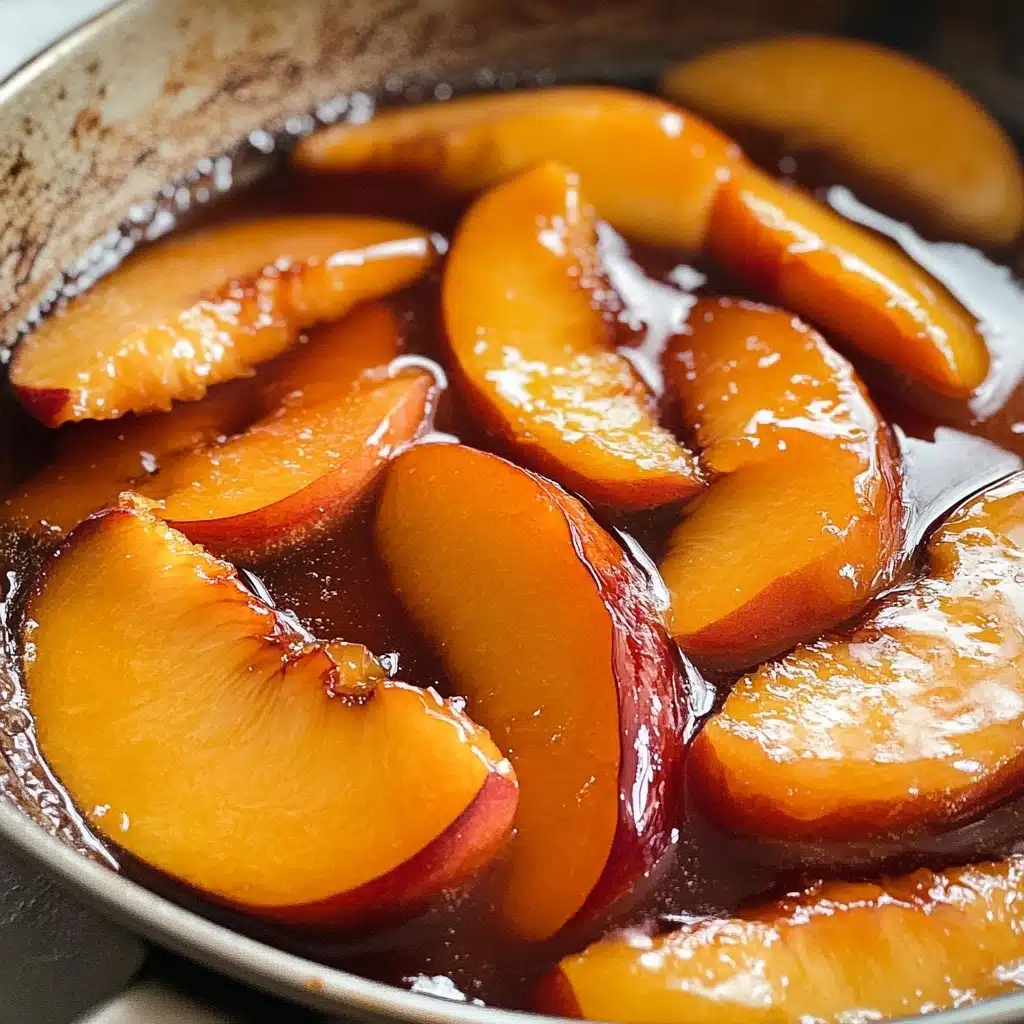 Spiced Caramelized Peaches Recipe - Recipe Image