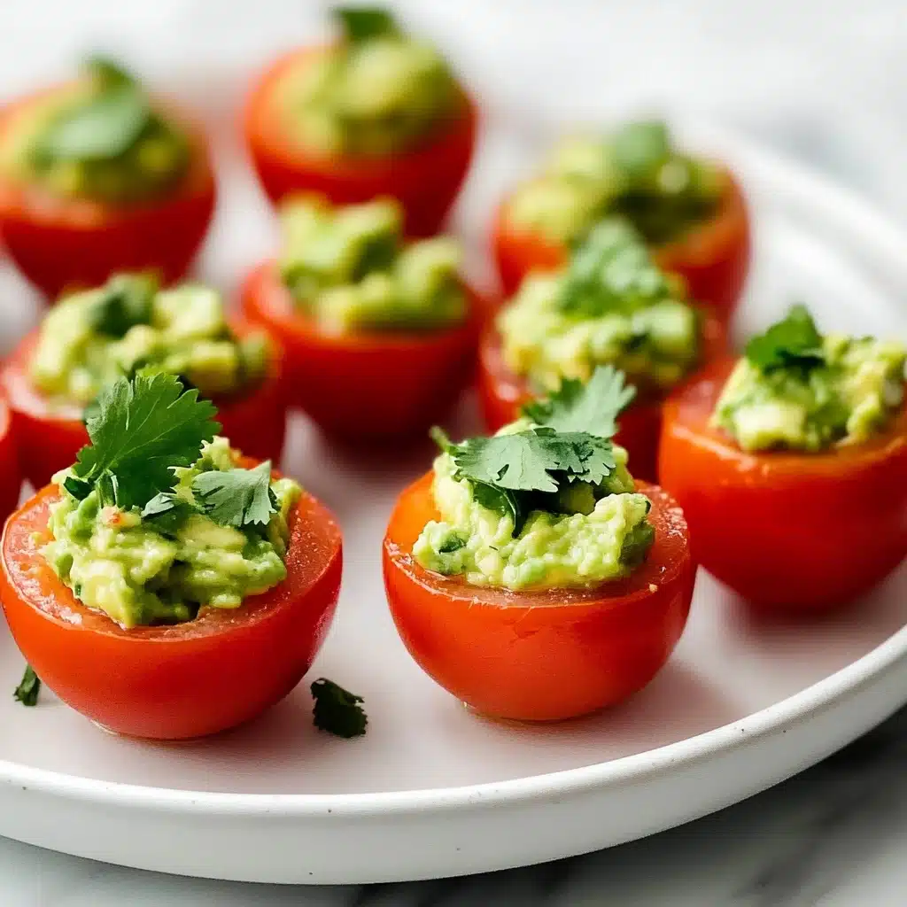 Guacamole Stuffed Tomatoes Recipe - Recipe Image