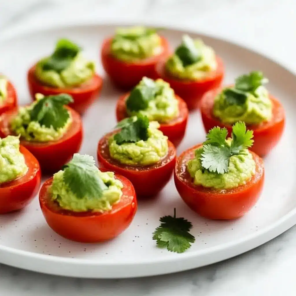 Guacamole Stuffed Tomatoes Recipe - Recipe Image