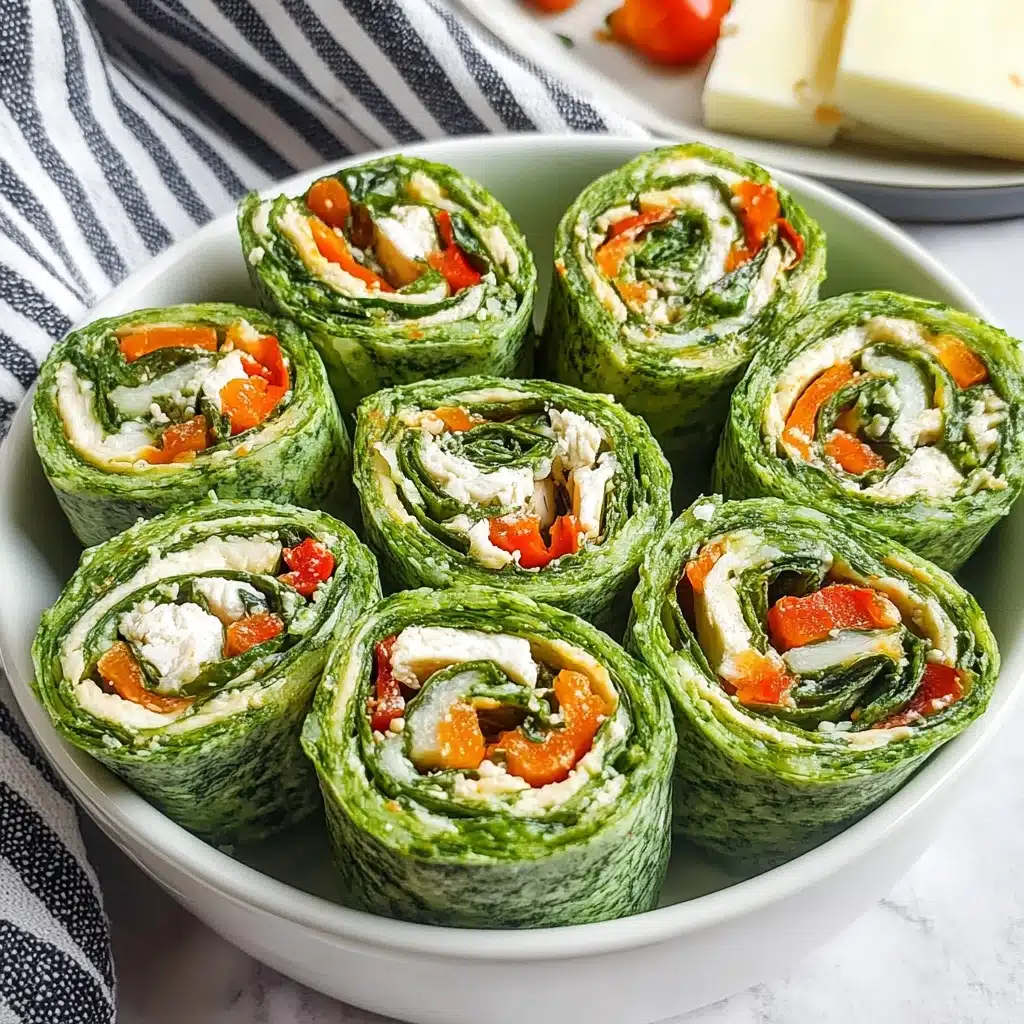 Spinach Dip Pinwheels Recipe - Recipe Image