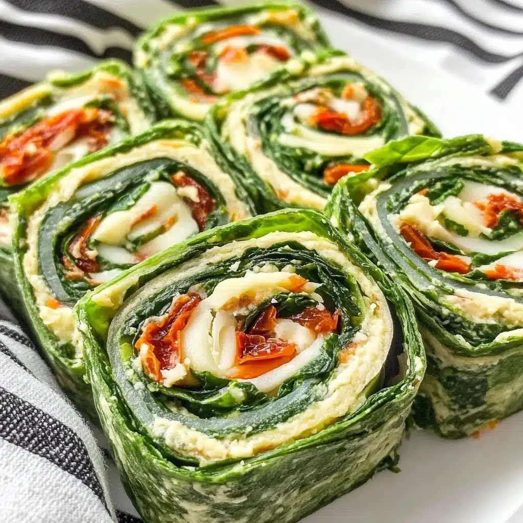 Spinach Dip Pinwheels Recipe - Recipe Image