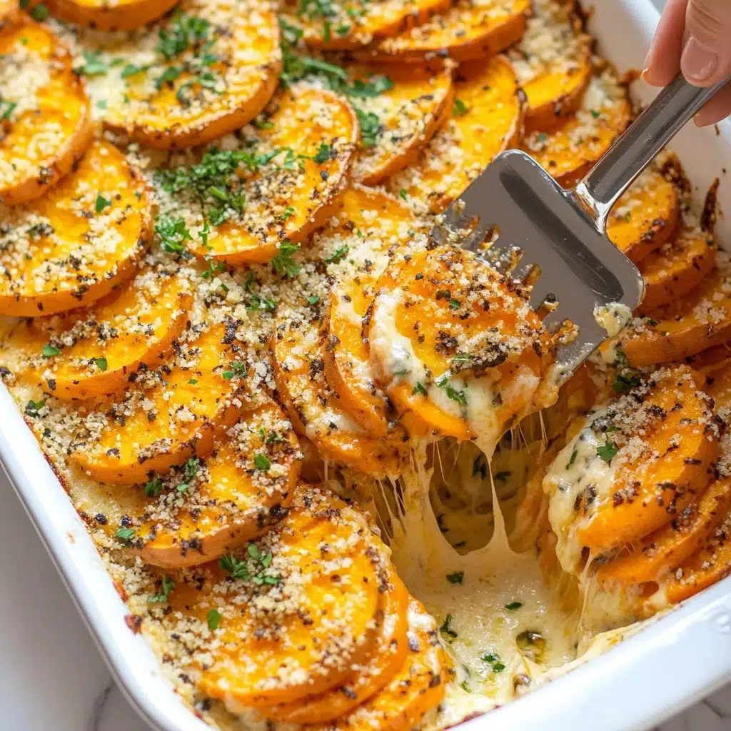 Sweet Potatoes Au Gratin Recipe - Recipe Image