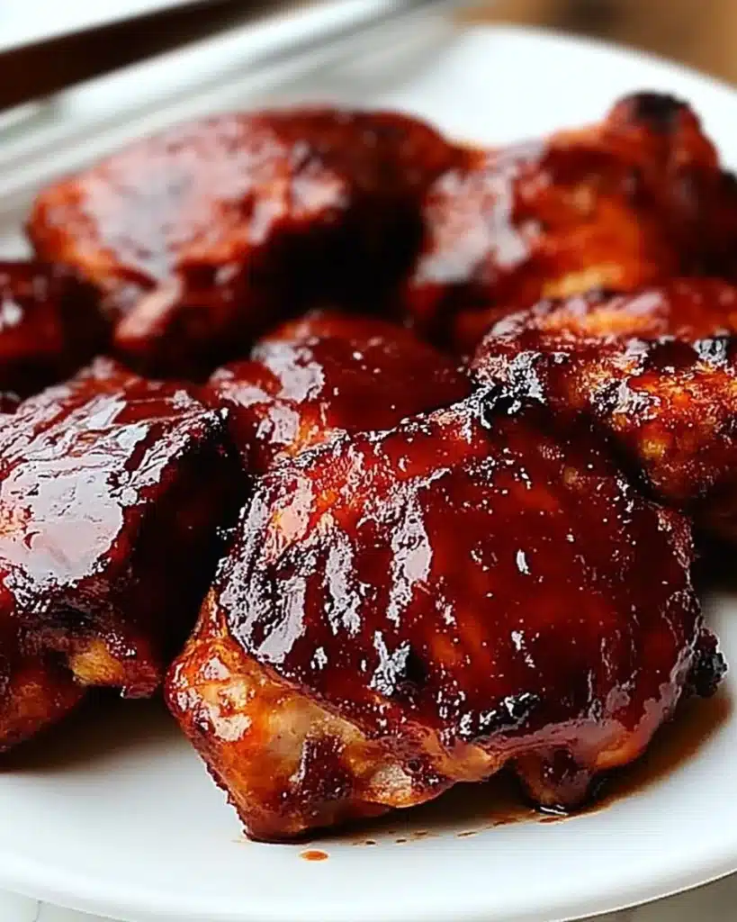 Oven BBQ Chicken with Peach Preserves Recipe
