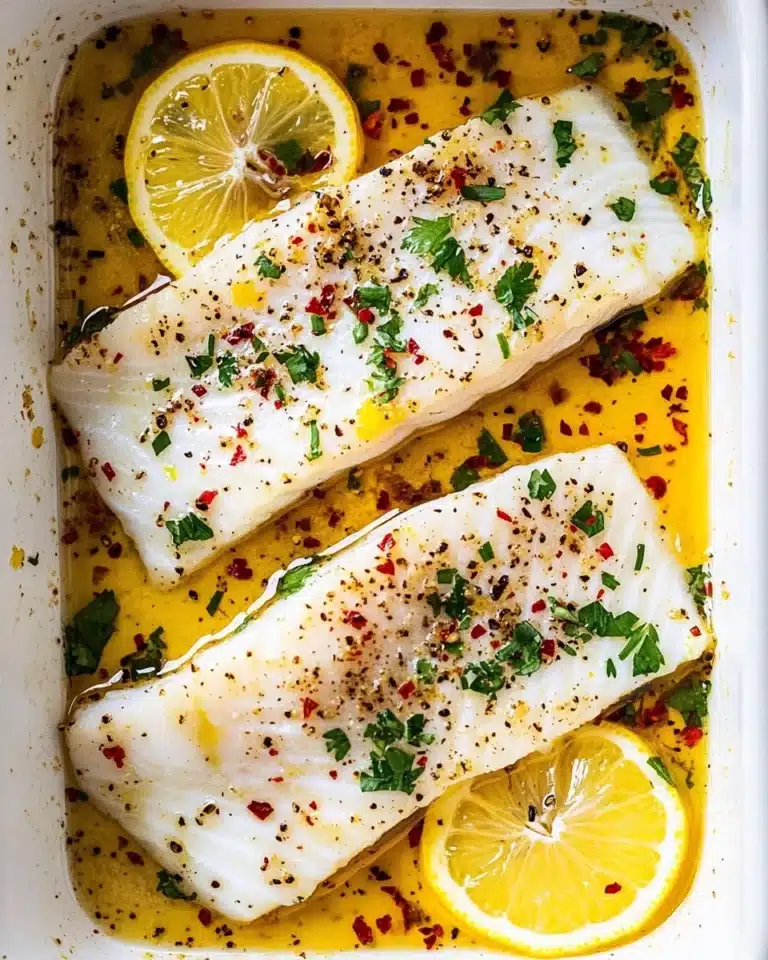 Garlic Butter Baked Tilapia Recipe