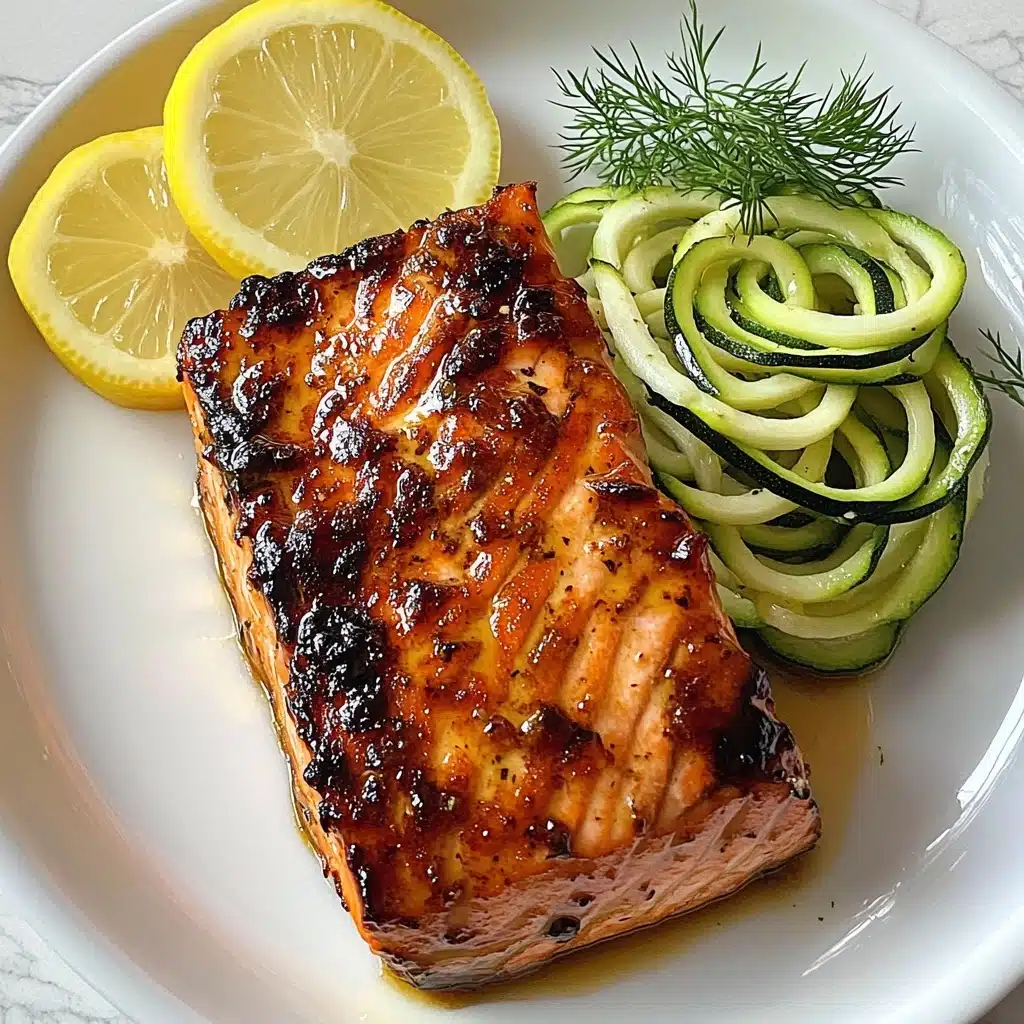 Air Fryer Honey Mustard Salmon Recipe - Recipe Image