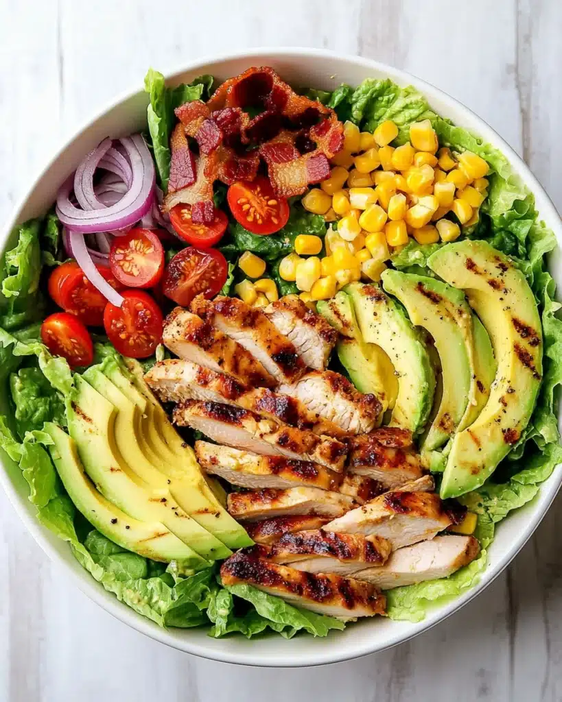 Honey Mustard Chicken Salad With Bacon & Avocado Recipe
