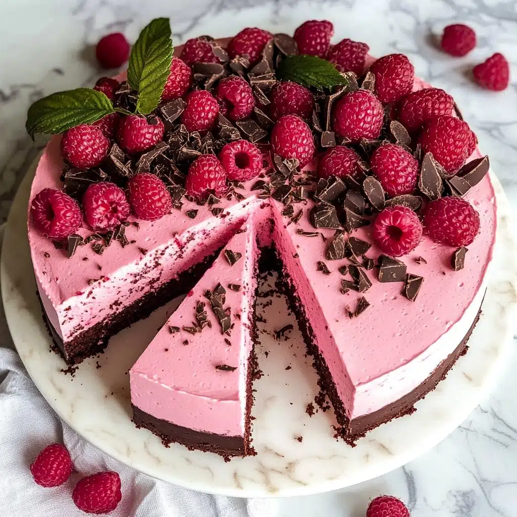 Chocolate Raspberry Mousse Cake Recipe - Recipe Image