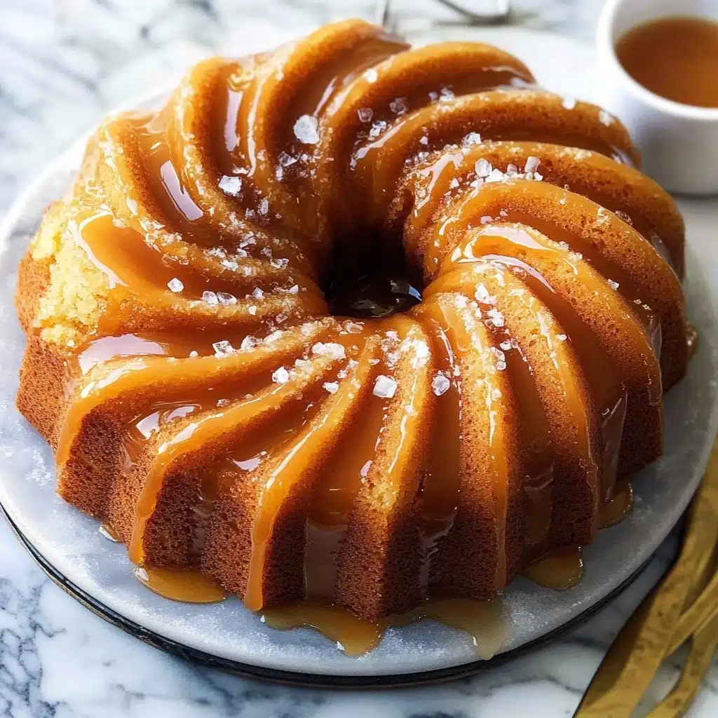 Salted Caramel Kentucky Butter Cake Recipe - Recipe Image