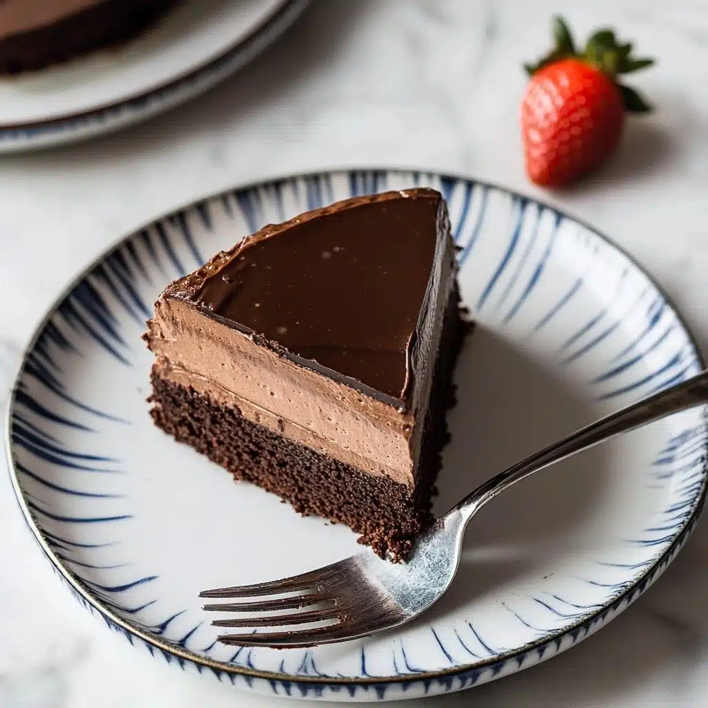 Triple Chocolate Mousse Cake Recipe - Recipe Image