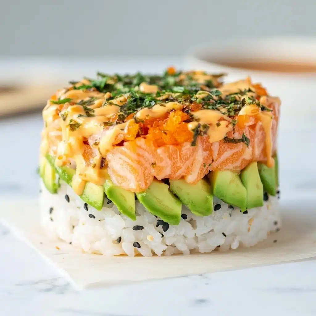 Shrimp Sushi Stack Recipe - Recipe Image